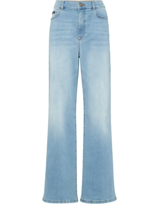 Skater Fit Jeans With Stretch Denim And Bejewelled Patch