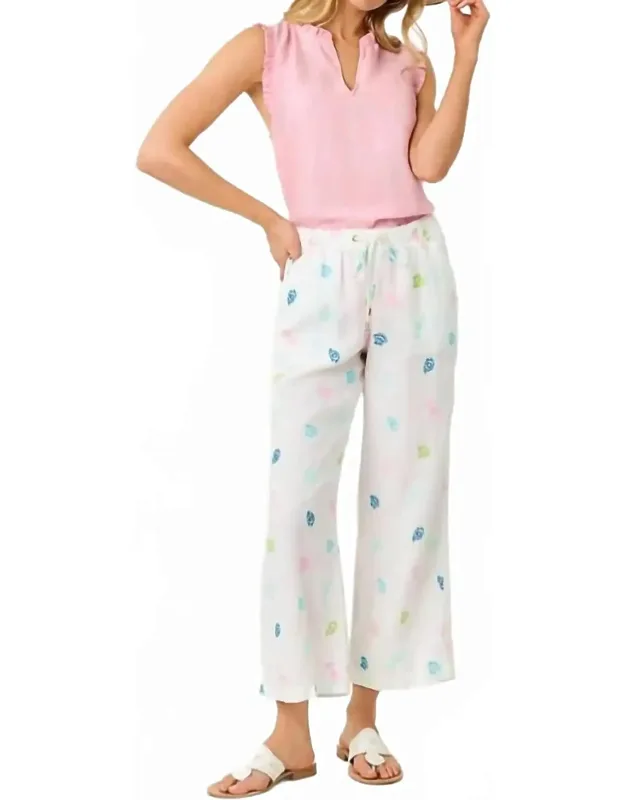 Linen Crop Pants