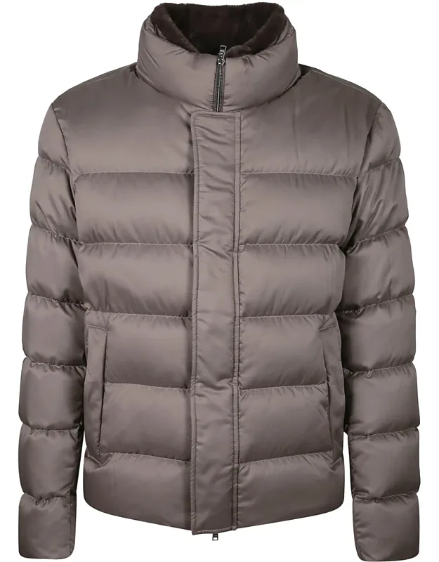 Quilted Bomber Jacket