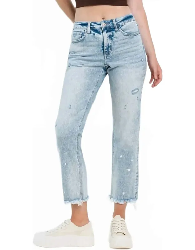 Discover Me Lovervet Ankle Straight Jeans