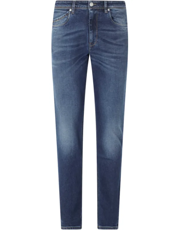 Five-pocket Slim Straight-leg Jeans