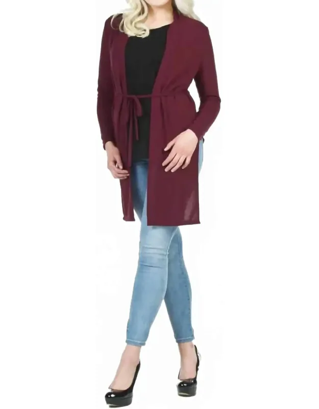 Tie Front Cardigan
