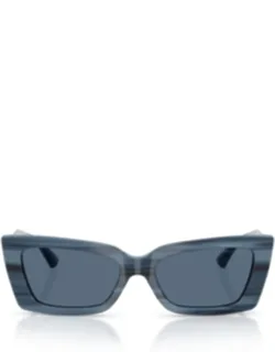 5037bu Acetate Rectangular Sunglasses