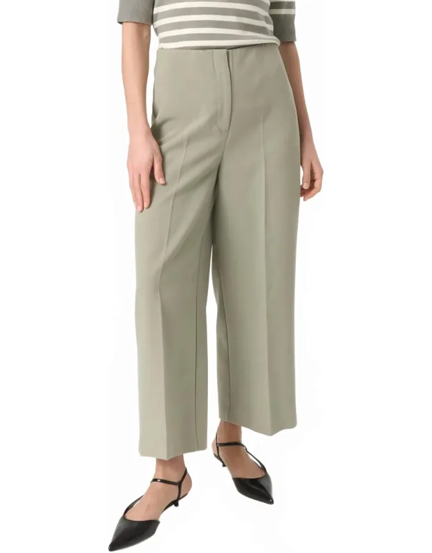 High-waisted Culotte Trousers