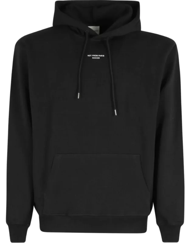 Hoodie With Slogan Print