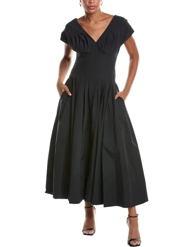 Nina Pleated Midi Dress