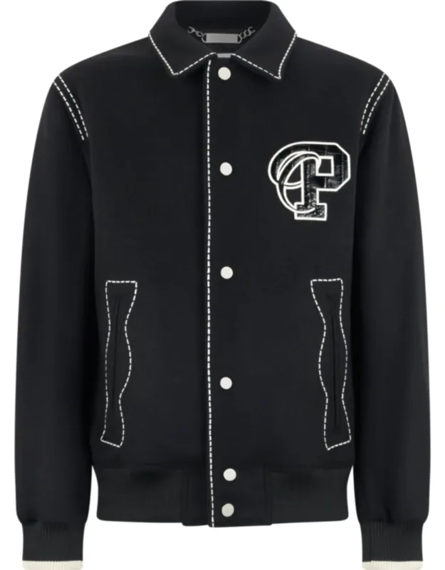 Coster Jacket With Contrast Stitching