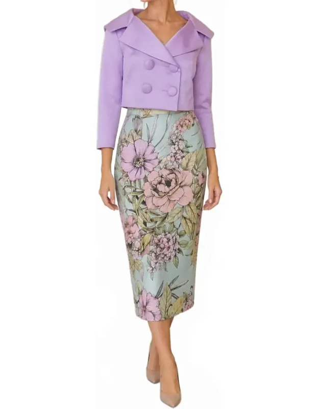Yvonni Pencil Midi Skirt
