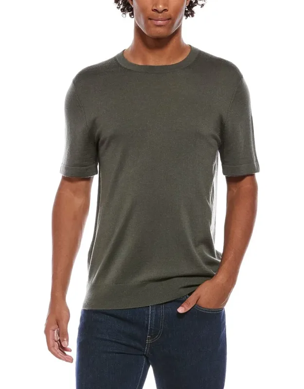 Wool & Cashmere-blend Knit Shirt