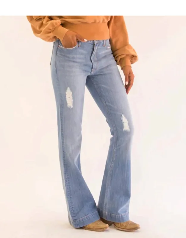 Sugar Fade High Rise Trouser Jeans