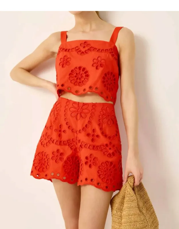 Payton Eyelet Top