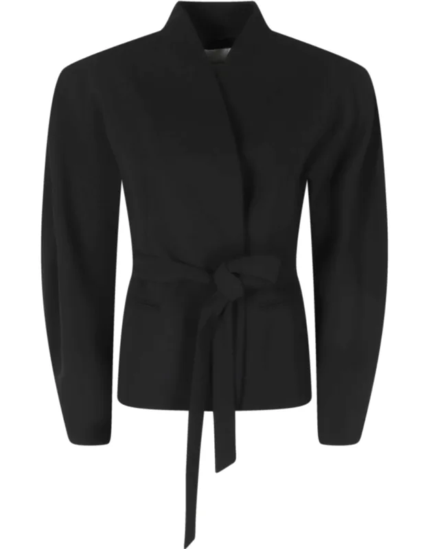 Margaux Shawl Collar Rounded Sleeve Polyester Jacket