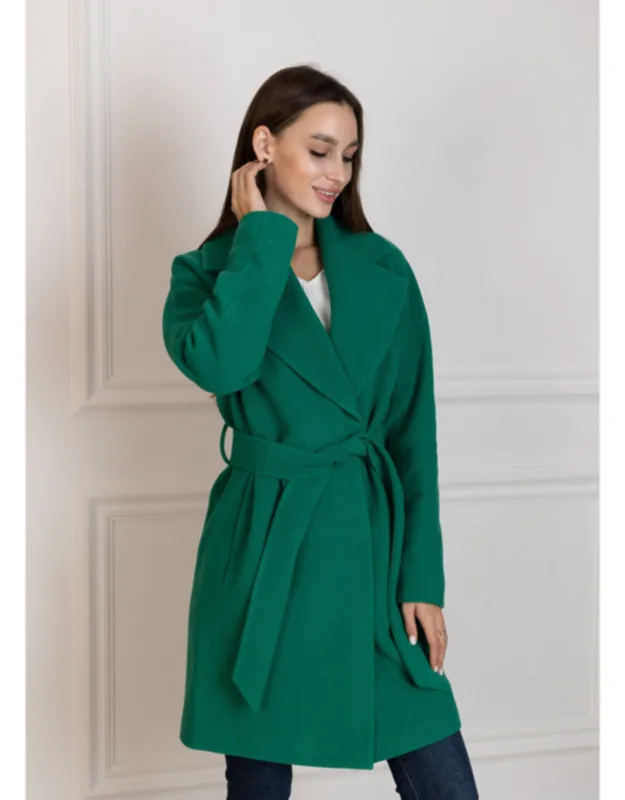 Wool Cashmere Tailored Coat