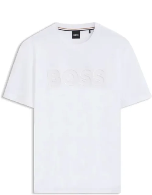 Cotton-jersey T-shirt With Logo Artwork