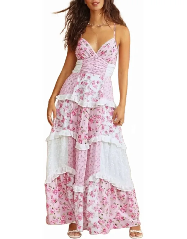 Floral Patchwork Sundress