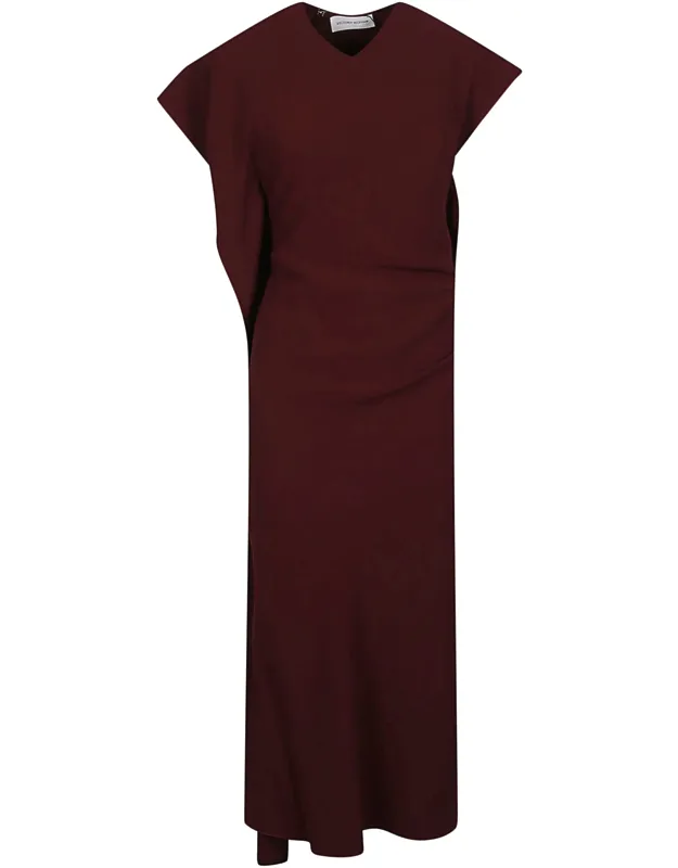 Refined Viscose-blend Midi Dress