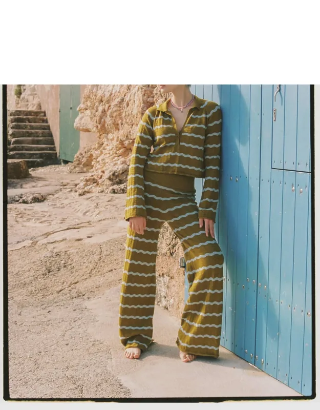 Knit Flare Pants
