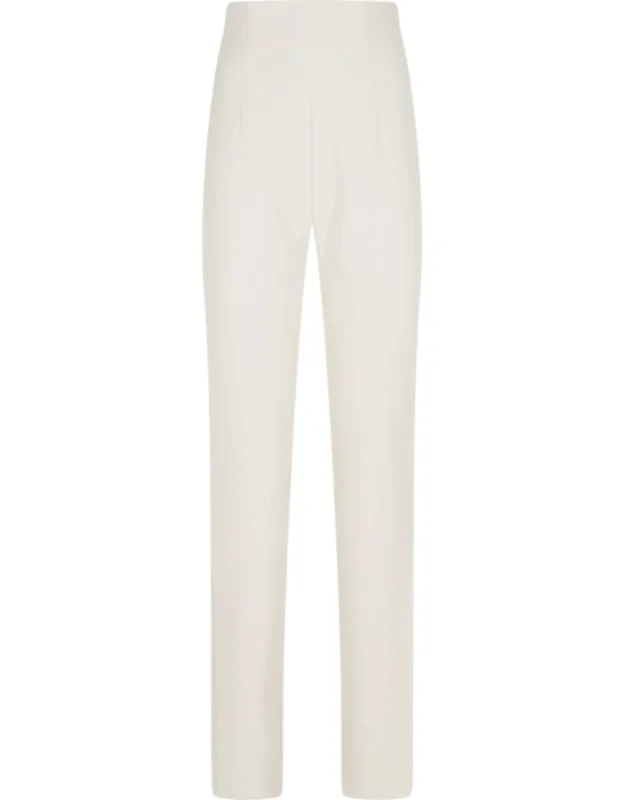 Side Zip Slim Straight-leg Trousers