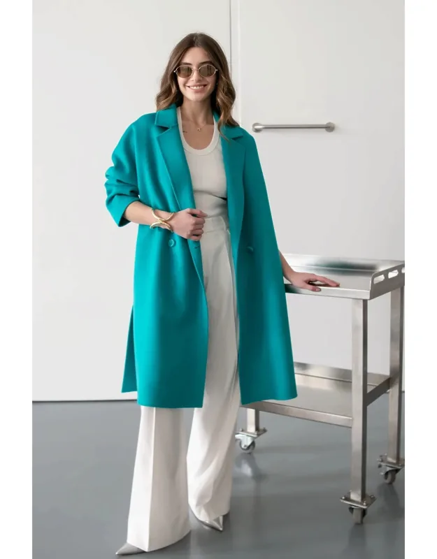 Belted Wool & Cashmere Coat