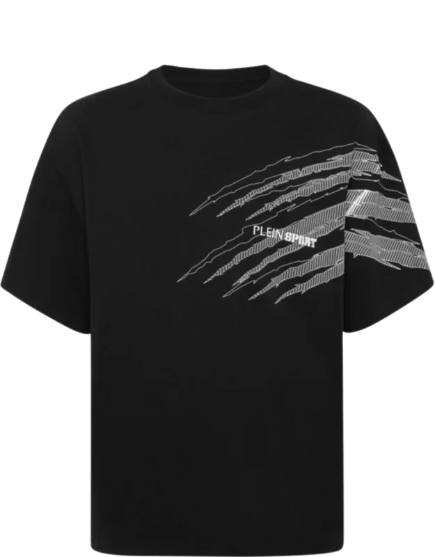 Round Neck T-shirt Scratch - Exclusive Cotton, Rubberised Prints
