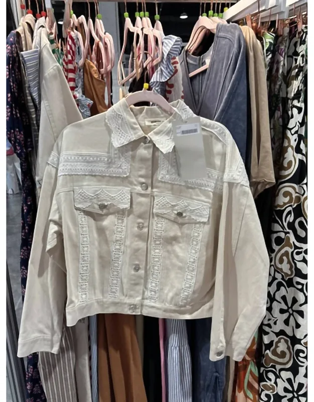 Trim Denim Jacket