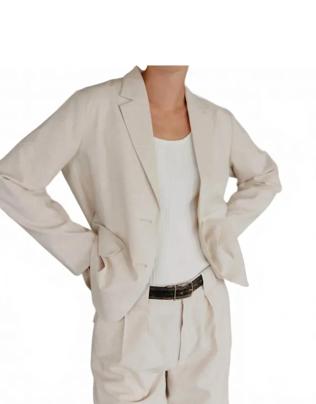 Linen Mix Blazer
