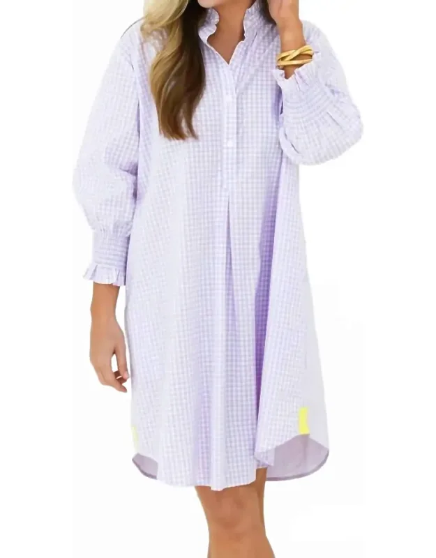 Opposite Gingham Mini Dress