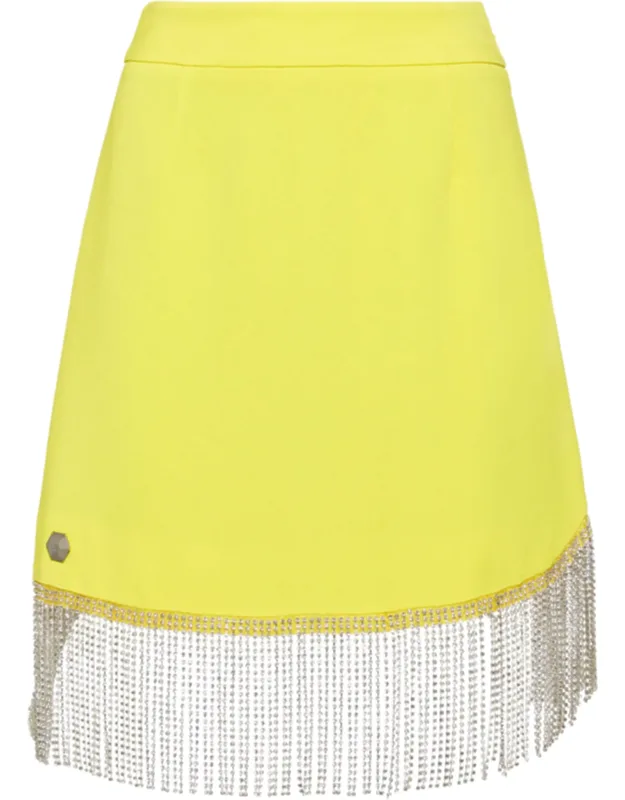 Fringe Crystal Skirt