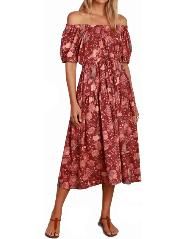 Camelia Off The Shoulder Dress