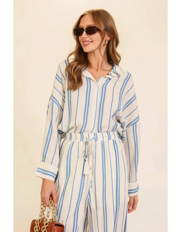 Striped Button Down Shirt