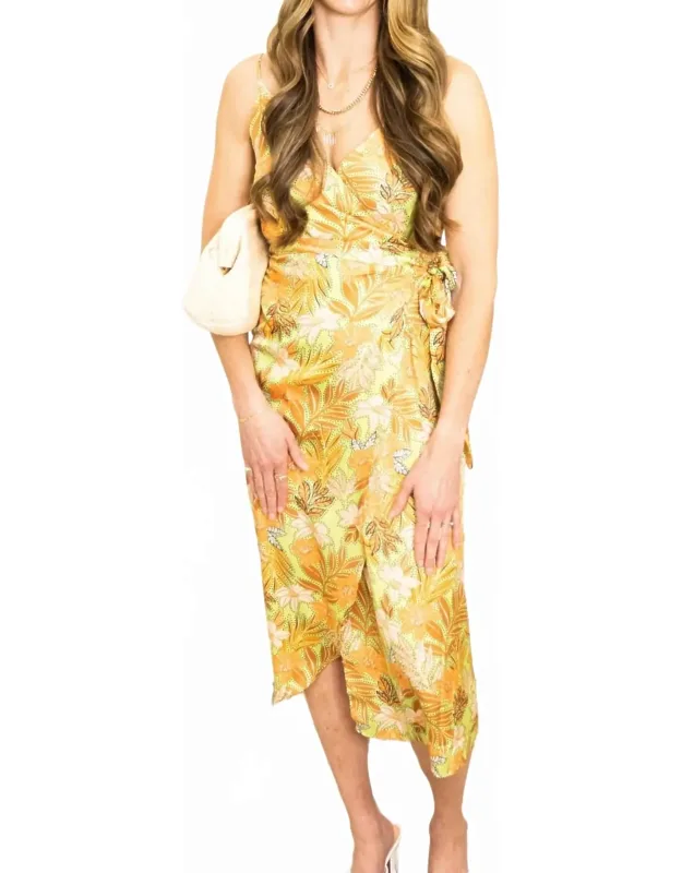 Out Of Office Wrap Dress