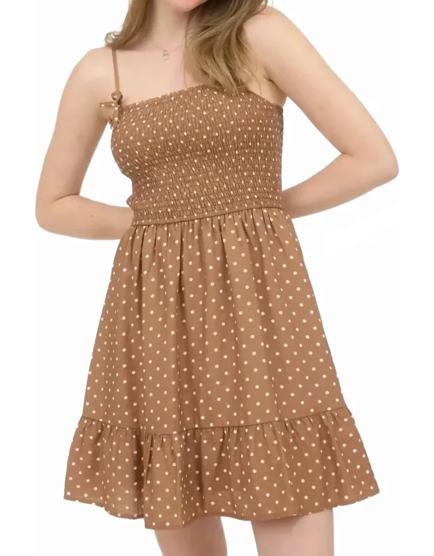 Polka Dot Mini Dress