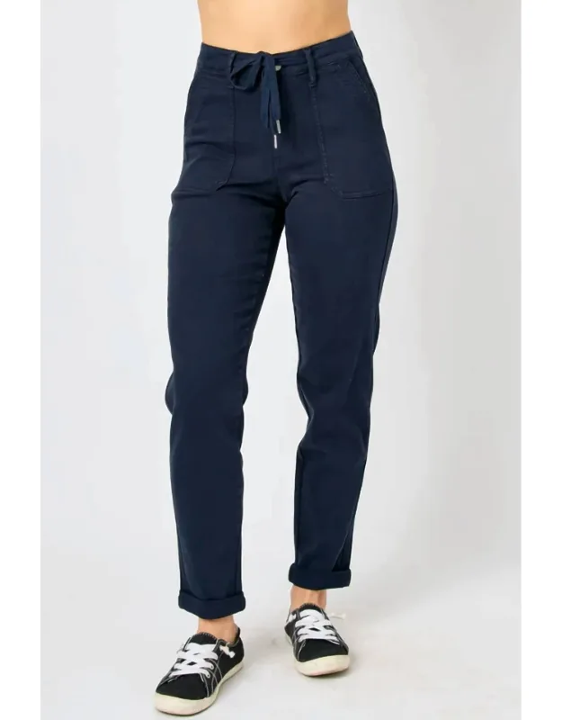High Waist Pull On Joggers
