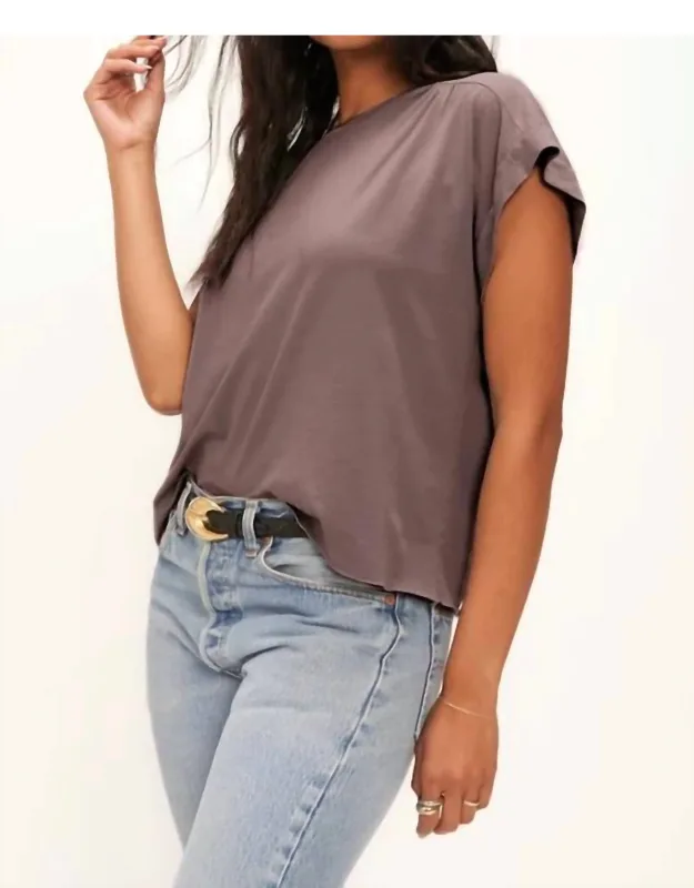Shoulder Seamed Tee