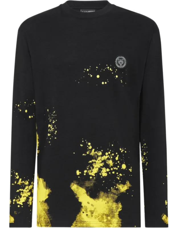 T-shirt Round Neck Ls With Maximum Comfort And Iconic Print