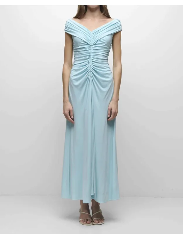 Draped Midi Dress