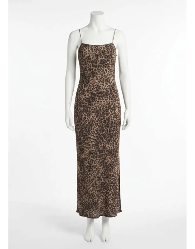 Cielo Leopard Midi Dress