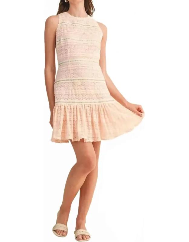 Crochet Trim Dress