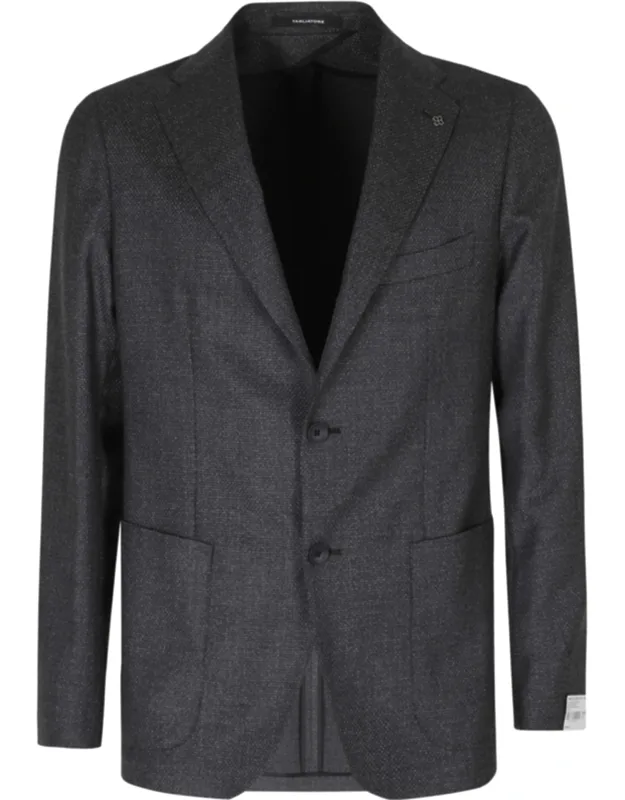 Textured Finish Wool Blazer