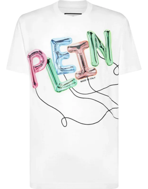 T-shirt Round Neck Ss With Bombing Graffiti Lettering Print And Rib Knit Neckline