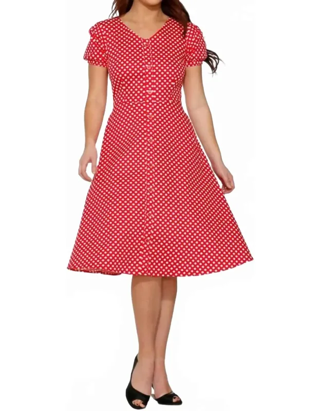 Dolly Dotty Swing Dress
