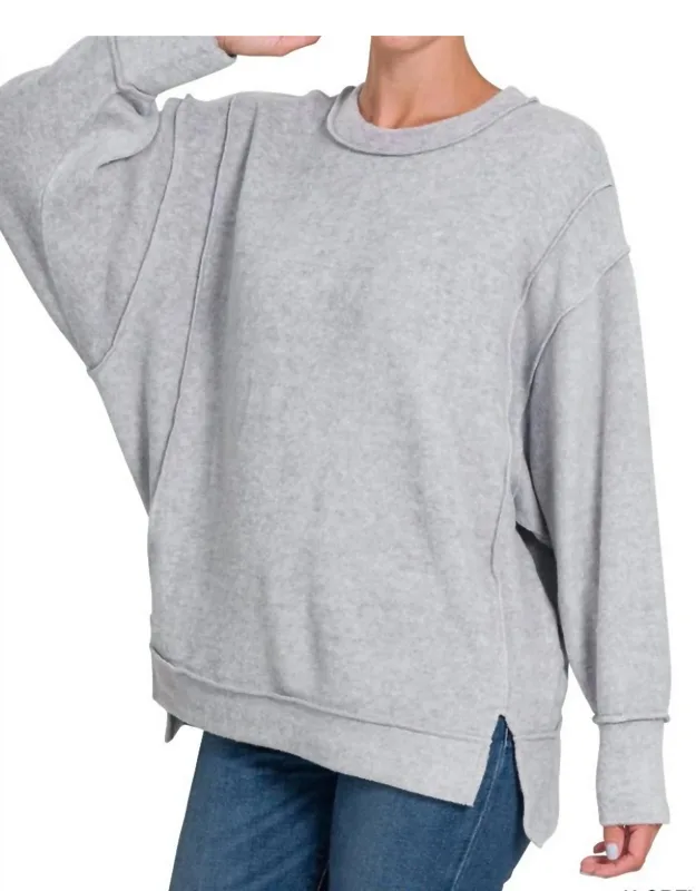 Brushed Hacci Sweater