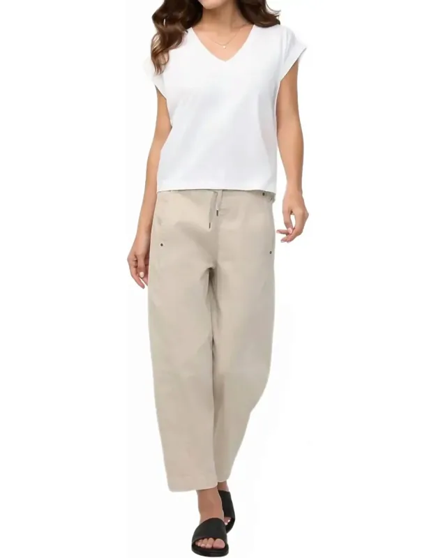 Flex Twill Barrel Pull On Pants
