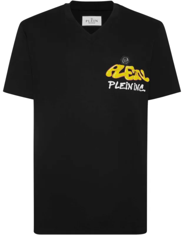 T-shirt V Neck Ss Bombing Graffiti