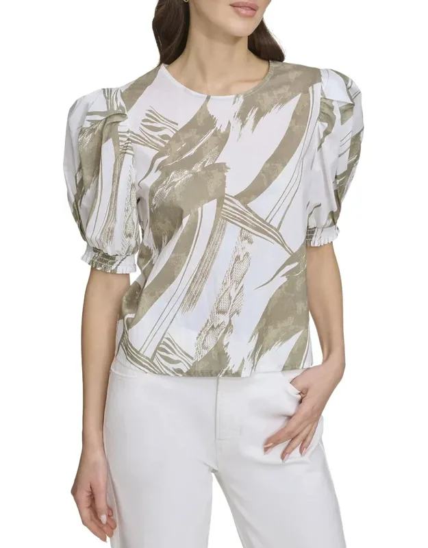 Short Sleeve Voile Top