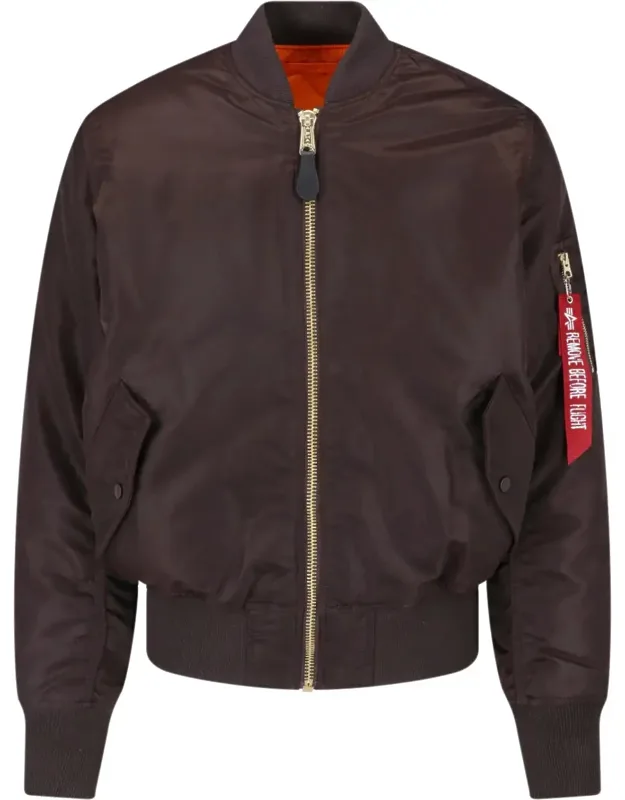 Nylon Reversible Bomber Jacket