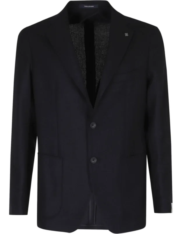 Single-breasted Micro-perforated Wool Blazer