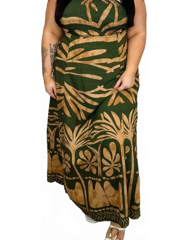 Looking Out Across The Sea Rayon Blend Maxi Dress