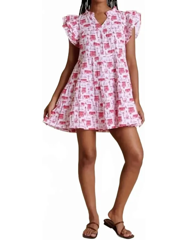 Flutter Sleeve Dress