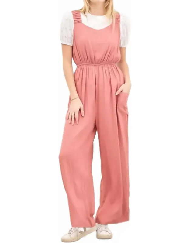 Marley Sleeveless Wide Leg Jumpsuit